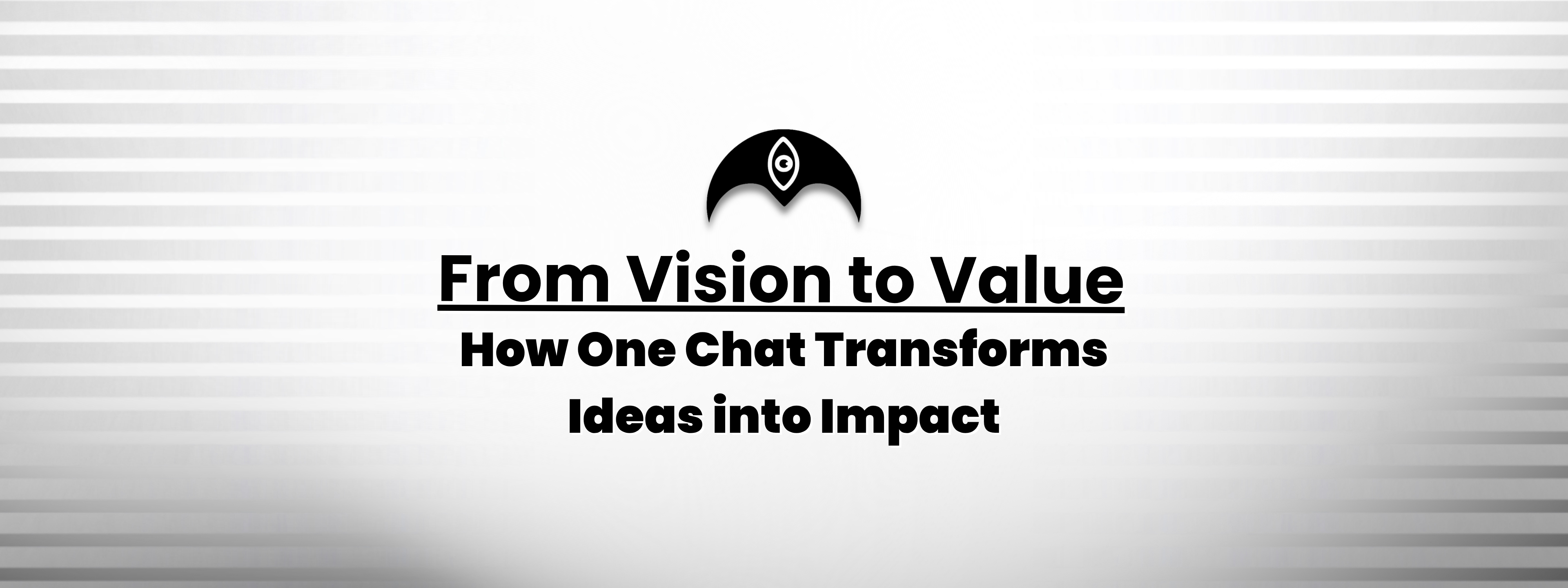 Vision to Value banner