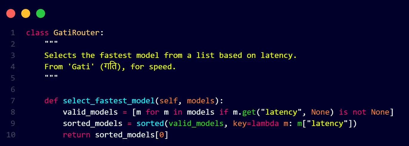 Gati router performance optimization